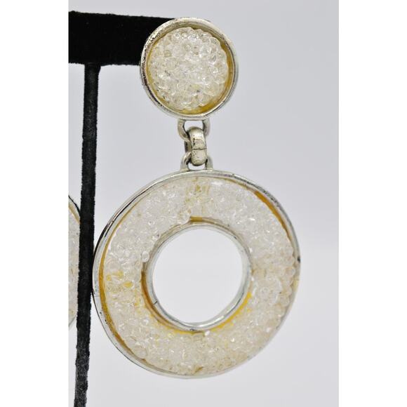 Edouard Rambaud Vintage Set Clip On Earrings Rock Candy Earrings Bracelet BinZ - Picture 5 of 12